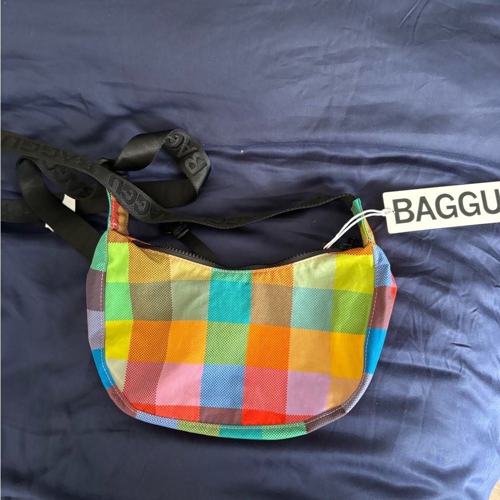 Baggu small crescent - Madras